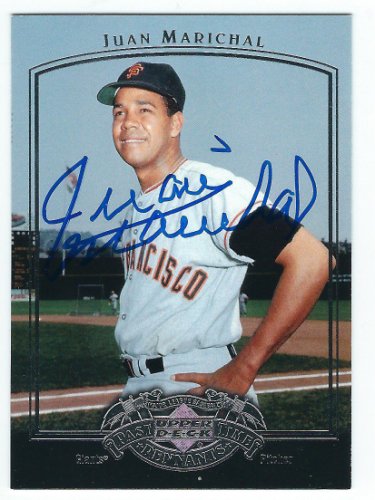 Juan Marichal Autographed Signed 2005 Ud Past Time Pennants Card - Autographs