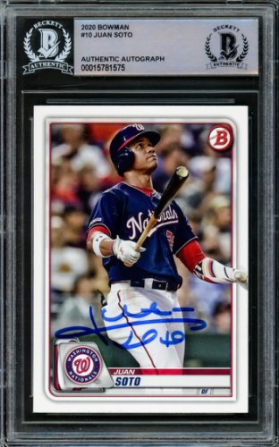 Juan Soto Autographed Washington Nationals Majestic Baseball Jersey - BAS  COA at 's Sports Collectibles Store