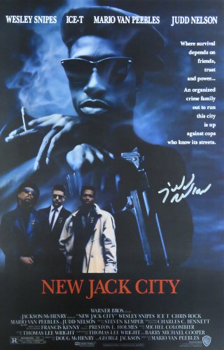 Judd Nelson Autographed Signed New Jack City 11x17 Movie Poster 