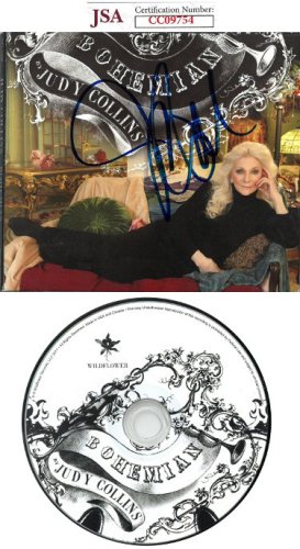 Judy Collins Autographed Signed 2011 Bohemian Album CD Cover with CD- JSA #CC09754 