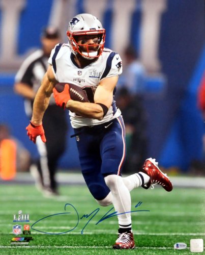 Julian Edelman Autographed Memorabilia Signed Photo Jersey