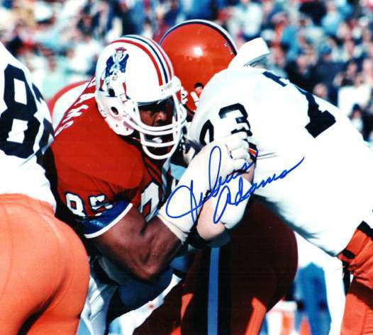 Julius Adams Autographed Signed New England Patriots Photo - Autographs