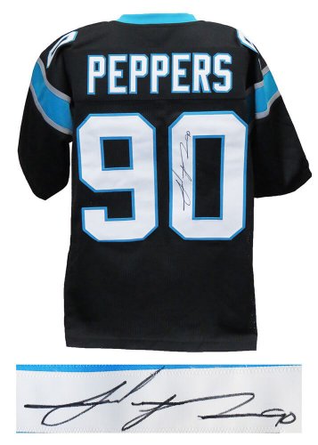 Julius Peppers Autographed Signed Black Custom Football Jersey 