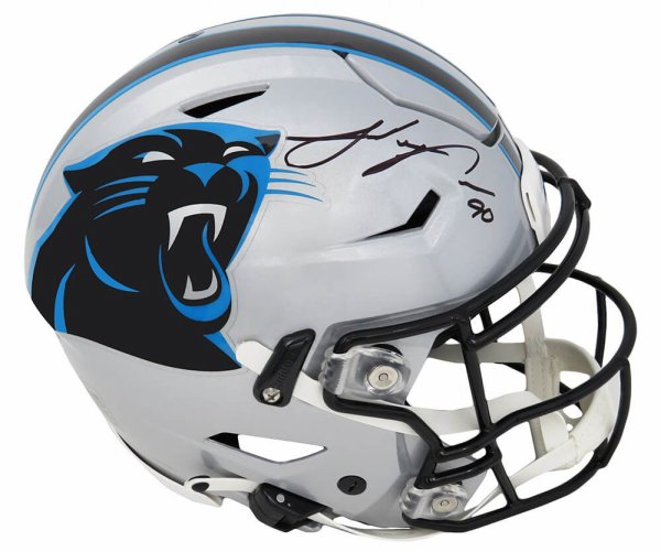 Julius Peppers Autographed Signed Carolina Panthers SpeedFlex Riddell Speed Authentic Helmet 
