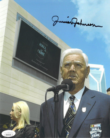 Junior Johnson Autographed Signed NASCAR Hall of Fame 8x10 Photo- JSA Hologram #DD39239 