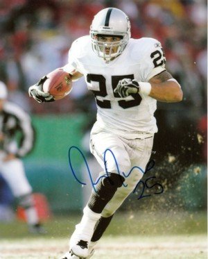 Justin Fargas Autographed Signed Oakland Raiders 8x10 Photo 
