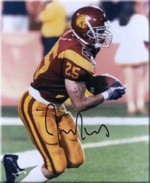 Justin Fargas signed USC Trojans 8x10 Photo