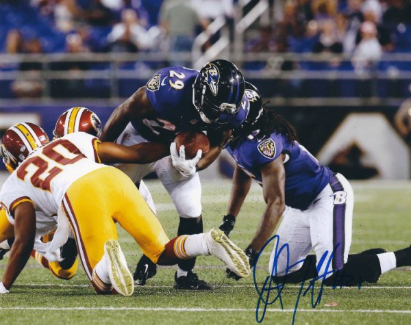 Justin Forsett Autographed Signed 8X10 Baltimore Ravens Photo - Autographs 