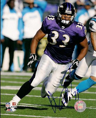 Justin Green Autographed Signed Baltimore Ravens Photo - Autographs 