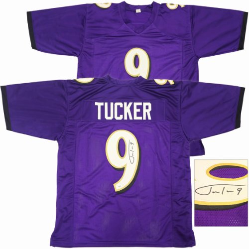 Justin Tucker Sports Memorabilia Autographed Sports Collectibles