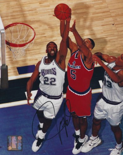 Juwan Howard Autographed Signed 8X10 Washington Bullets Photo - Autographs