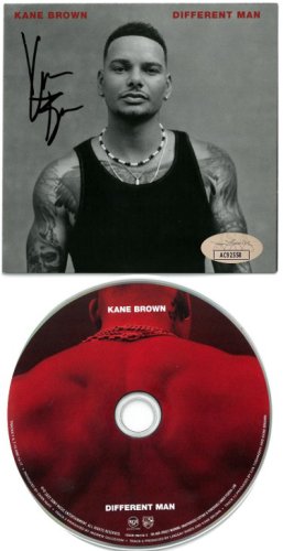 Kane Brown Autographed Signed 2022 Different Man Album Cover Booklet w/ CD & Case- JSA 