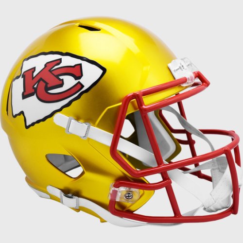 Kansas City Chiefs Speed Replica Football Helmet FLASH