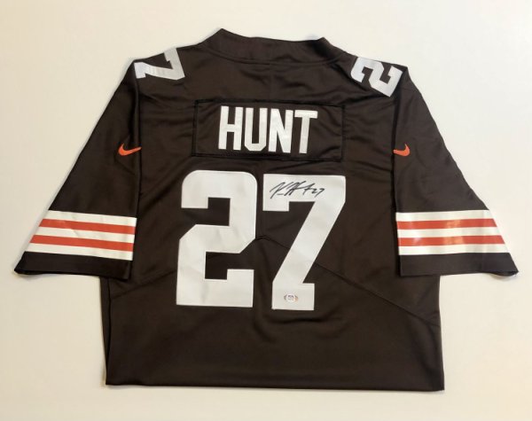 Kareem Hunt Cleveland Browns Autographed Signed Jersey - JSA Authentic 