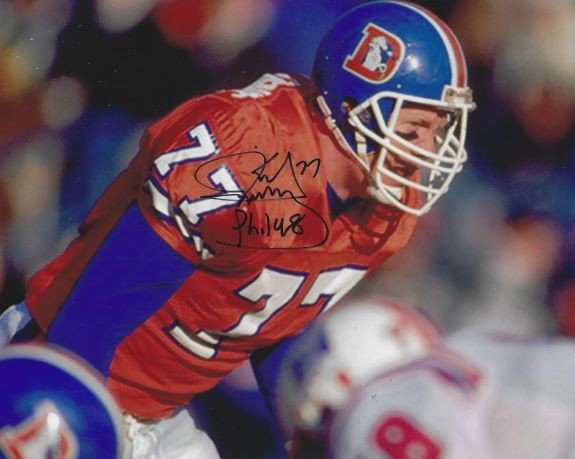 Karl Mecklenburg Autographed Signed 8X10 Denver Broncos Photo - Autographs