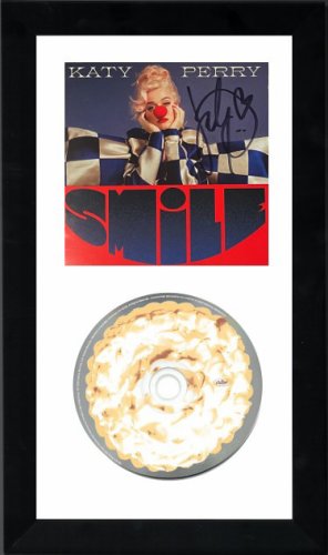 Katy Perry Autographed Signed 2020 Smile Album CD Cover w/ CD 6.5x12 Custom Framing- JSA #LL58532 (American Idol) 