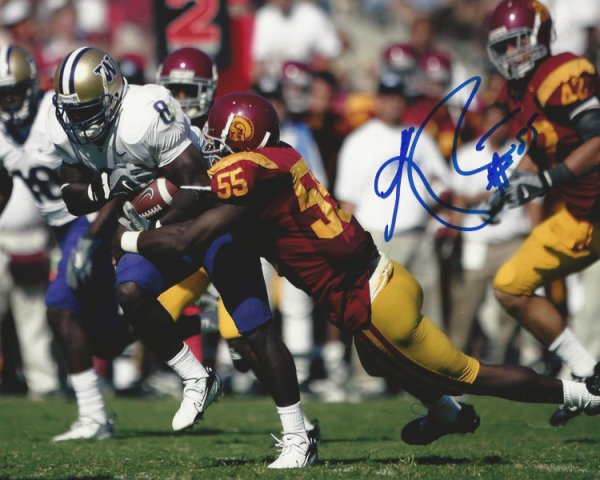 Keith Rivers Autographed Signed Usc Trojans Photo - Autographs