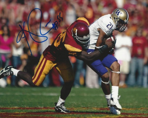 Keith Rivers Autographed Signed Usc Trojans Photo - Autographs