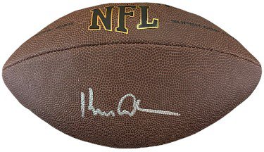 Ken Anderson signed NFL Wilson Replica Composite Football- JSA Witnessed (Cincinnati Bengals)