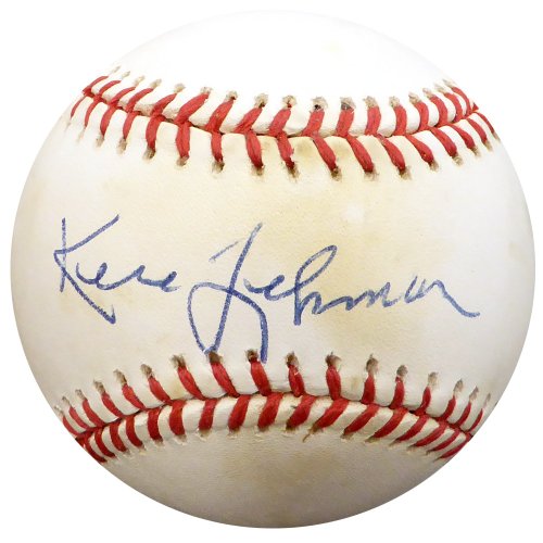 Ken Lehman Autographed Signed Official Nl Baseball Brooklyn Dodgers Beckett Beckett 