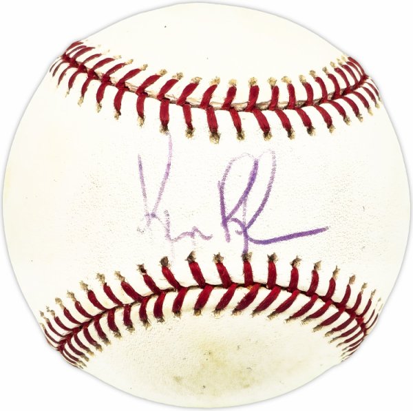 Ken Rudolph Autographed Official MLB Baseball Chicago Cubs #229845