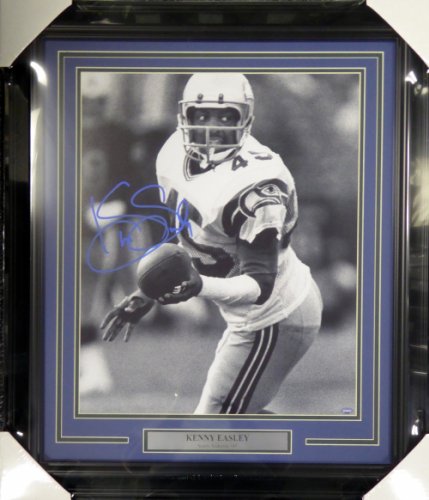 Kenny Easley Autographed Framed 16X20 Photo Seattle Seahawks Mcs Holo #107948