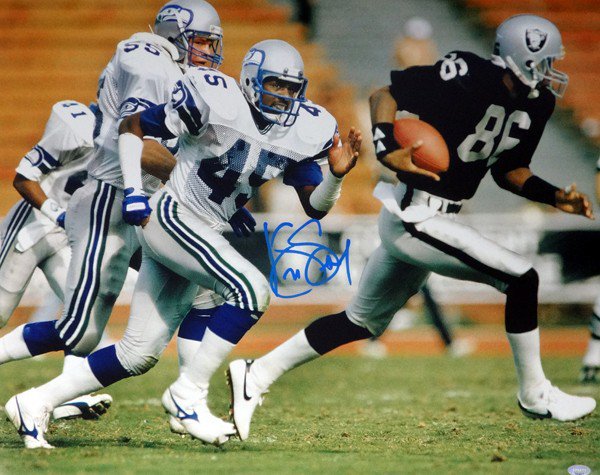 Kenny Easley Autographed Signed 16X20 Photo Seattle Seahawks Mcs Holo #88531 