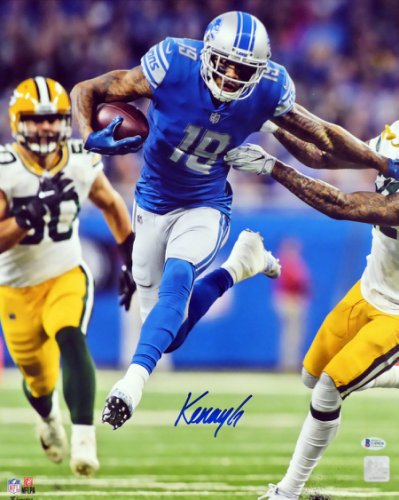 Kenny Golladay Autographed Signed 16X20 Photo Detroit Lions Beckett Beckett 