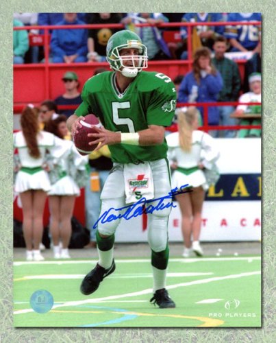 Kent Austin Autographed Signed Saskatchewan Roughriders 8x10 Photo
