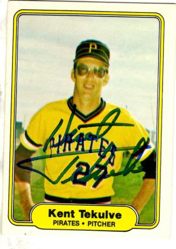 Kent Tekulve Autographed Signed 1982 Fleer Card - Autographs