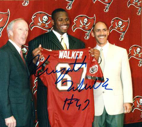 Kenyatta Walker Autographed Signed Tampa Bay Buccaneers Photo - Autographs