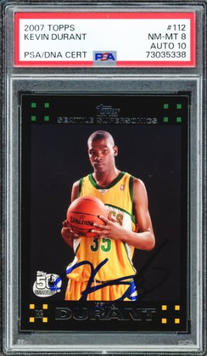 Kevin durant sale jersey card