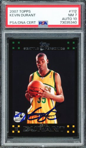 Kevin Durant Autographed & Framed Green Seattle Jersey Auto Beckett COA