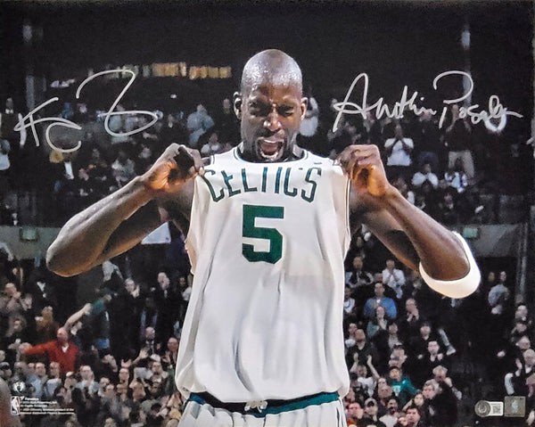 Kevin Garnett Autographed Signed Boston Celtics 16X20 Photo W/ Anything Is Possible Beckett Witnessed 