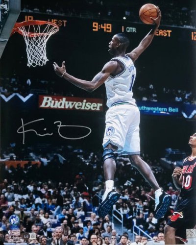 Kevin Garnett Autographed Signed Minnesota Timberwolves 16X20 Photo Beckett Witnessed #2 