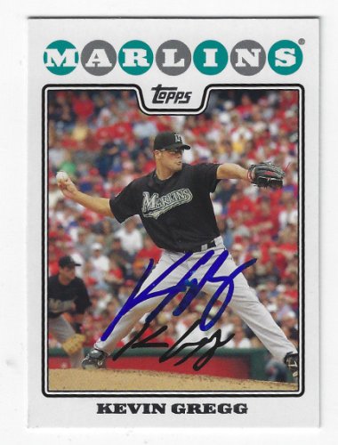 Kevin Gregg Autographed Signed 2008 Topps Card - Autographs