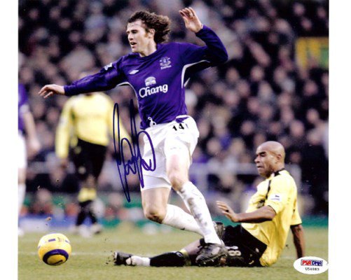 Kevin Kilbane Autographed Signed 8X10 Photo Everton PSA/DNA 