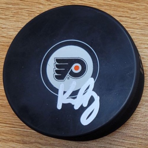 Kevin Mccarthy Autographed Signed Philadelphia Flyers Hockey Puck - Autographs