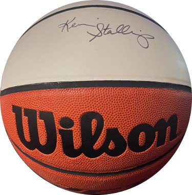 Kevin Stallings Autographed Signed Wilson Jet NCAA WP Basketball (Vanderbilt/Pittsburgh/Illinois State) 