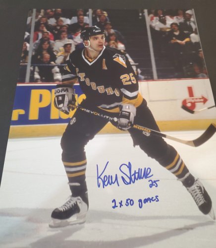 Kevin Stevens Autographed Signed 11X14 Pittsburgh Penguins Photo - Autographs