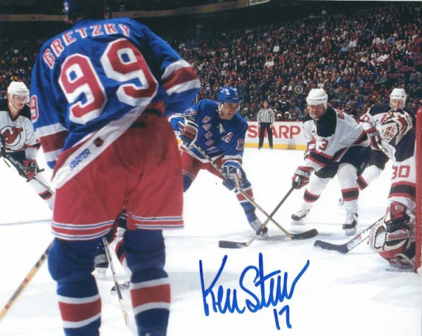 Kevin Stevens Autographed Signed 8X10 New York Rangers Photo - Autographs