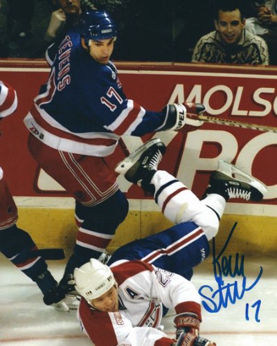 Kevin Stevens Autographed Signed 8X10 New York Rangers Photo - Autographs