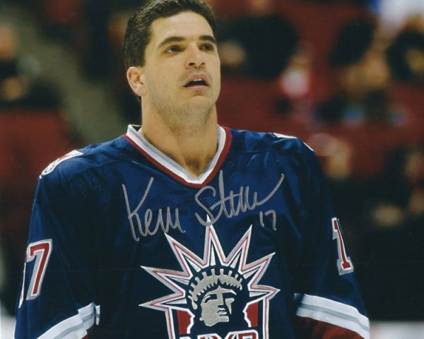 Kevin Stevens Autographed Signed 8X10 New York Rangers Photo - Autographs