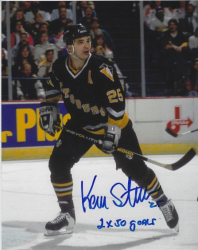 Kevin Stevens Autographed Signed 8X10 Pittsburgh Penguins Photo - Autographs