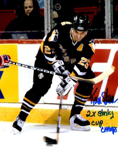Kevin Stevens Autographed Signed 8X10 Pittsburgh Penguins Photo - Autographs