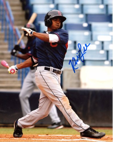 Khalil Lee Cleveland Indians Autographed 8x10 Photo Certified Authentic