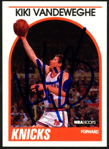 Kiki Vandeweghe Autographed Signed 1989-90 Hoops Card #295 New York Knicks #148005 
