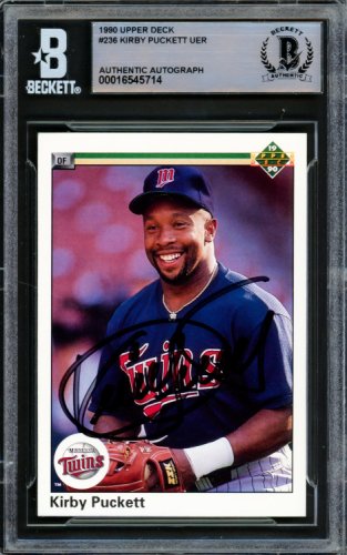 Kirby Puckett Autographed Memorabilia Signed Photo Jersey