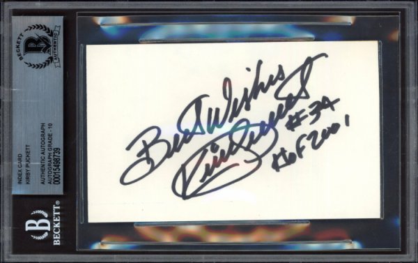 Minnesota Twins Kirby Puckett Autographed Framed White Rawlings Jersey  (Light) Beckett BAS #AC74569