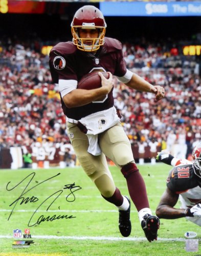 Kirk Cousins Autographed 16X20 Photo Washington Redskins Beckett Beckett